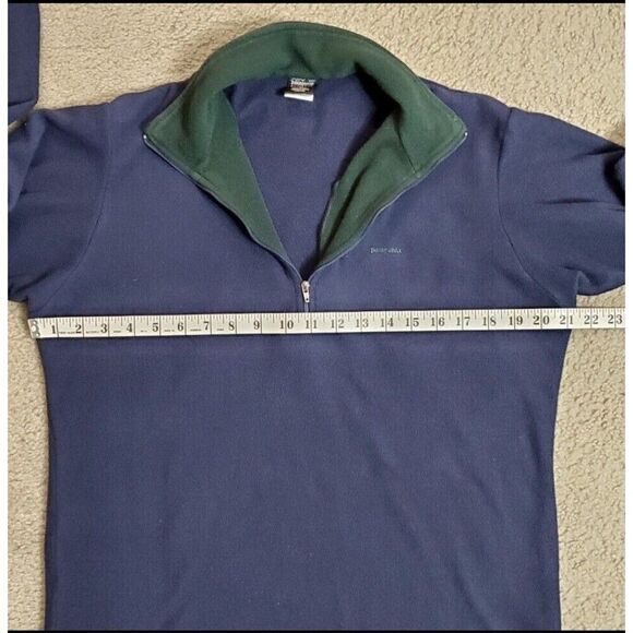 Patagonia Capilene Mens Sz Medium 1/4 Zip Long Sleeve Pullover Fleece Jacket - Picture 6 of 7